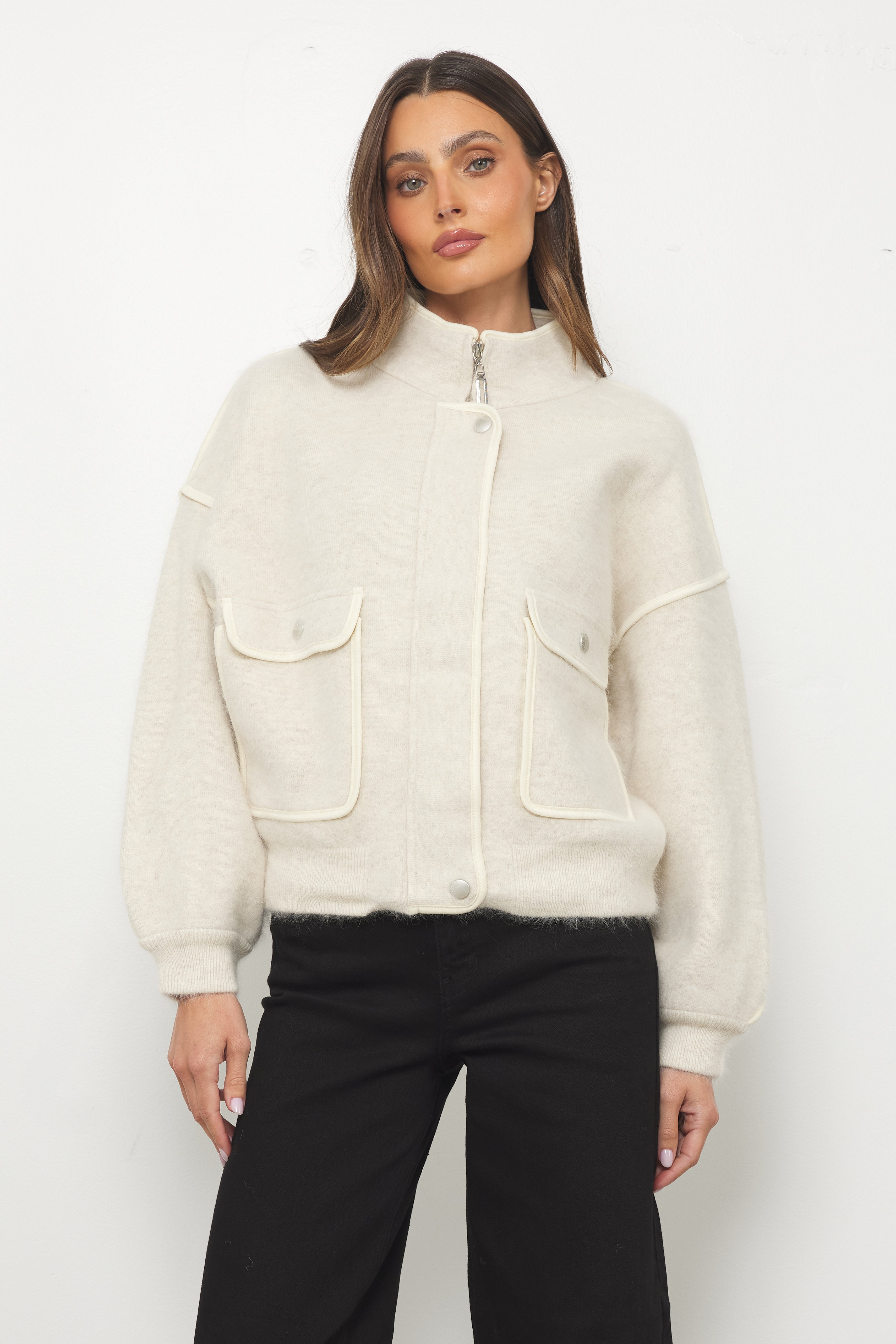 Dolly Cream Knit Jacket