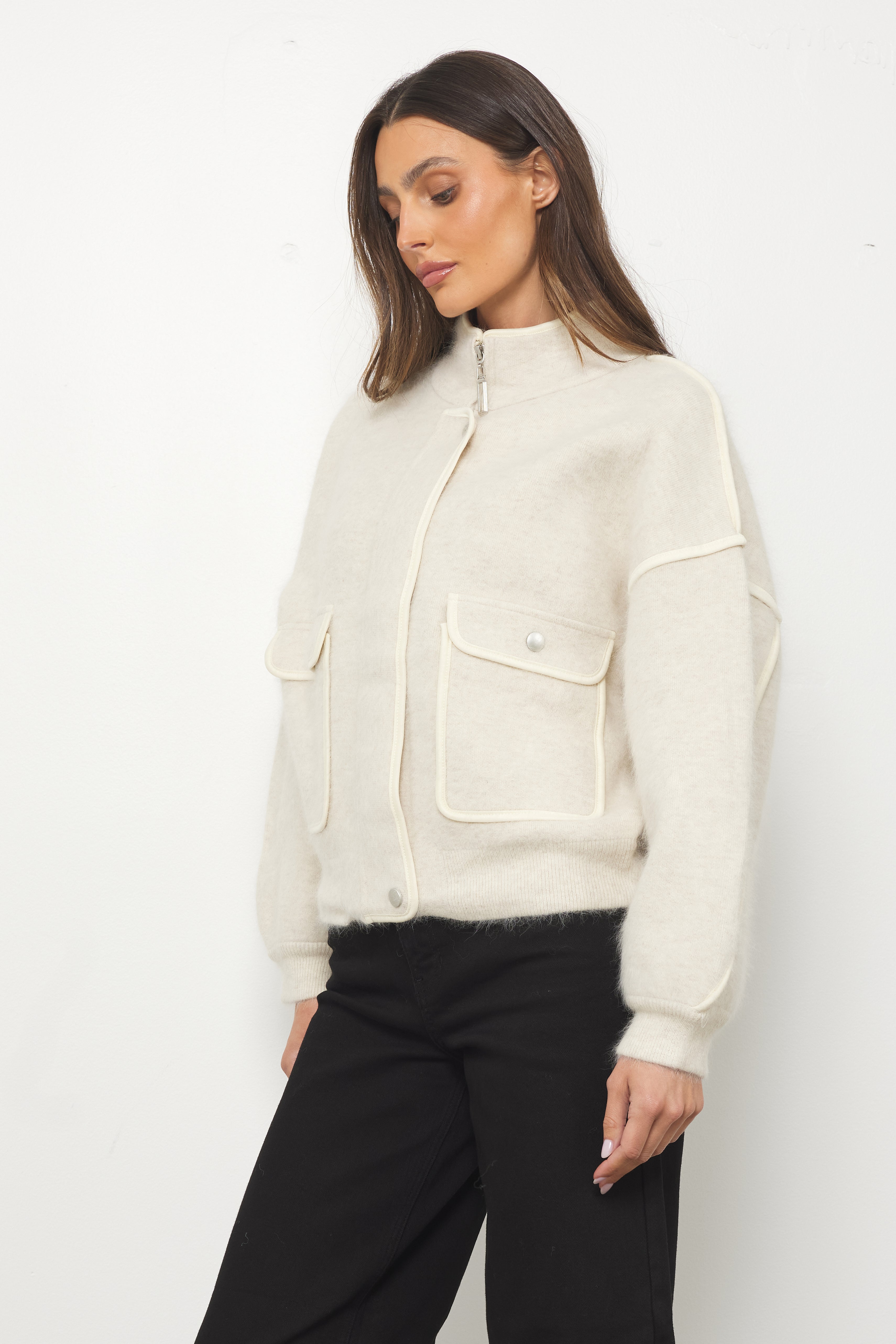 Dolly Cream Knit Jacket