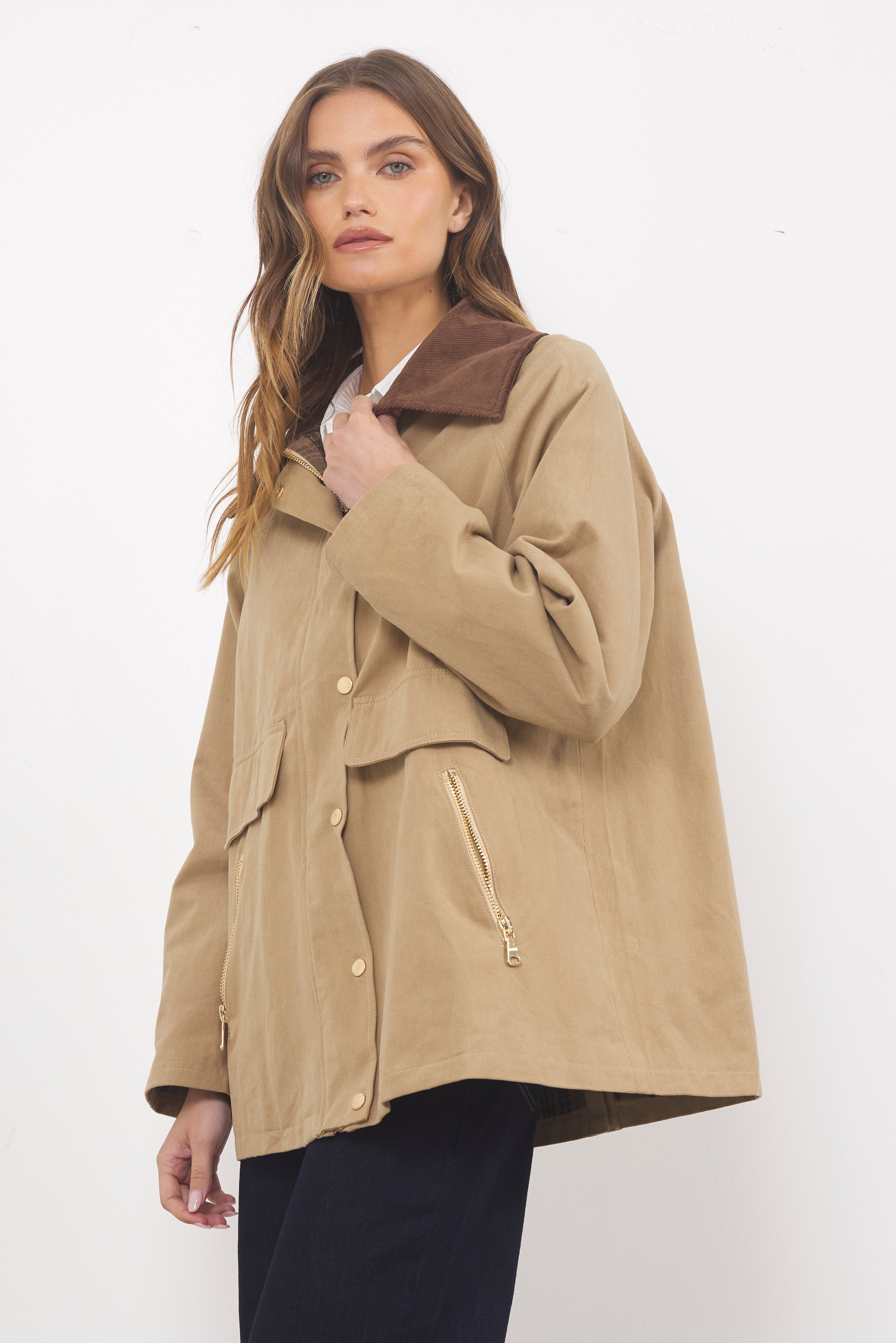 Woodsy Sandy Beige Jacket