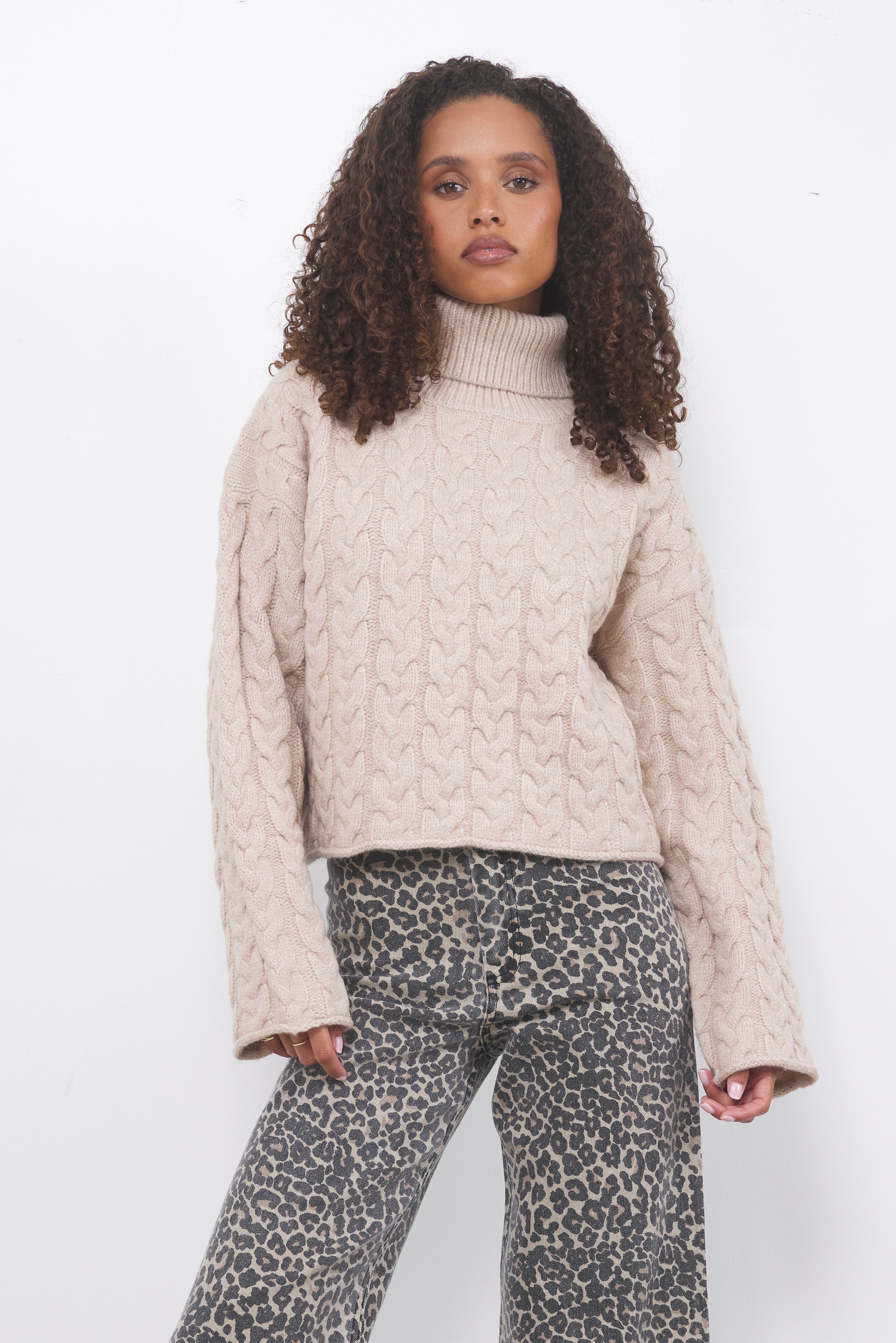 Comfort Taupe Knit Top