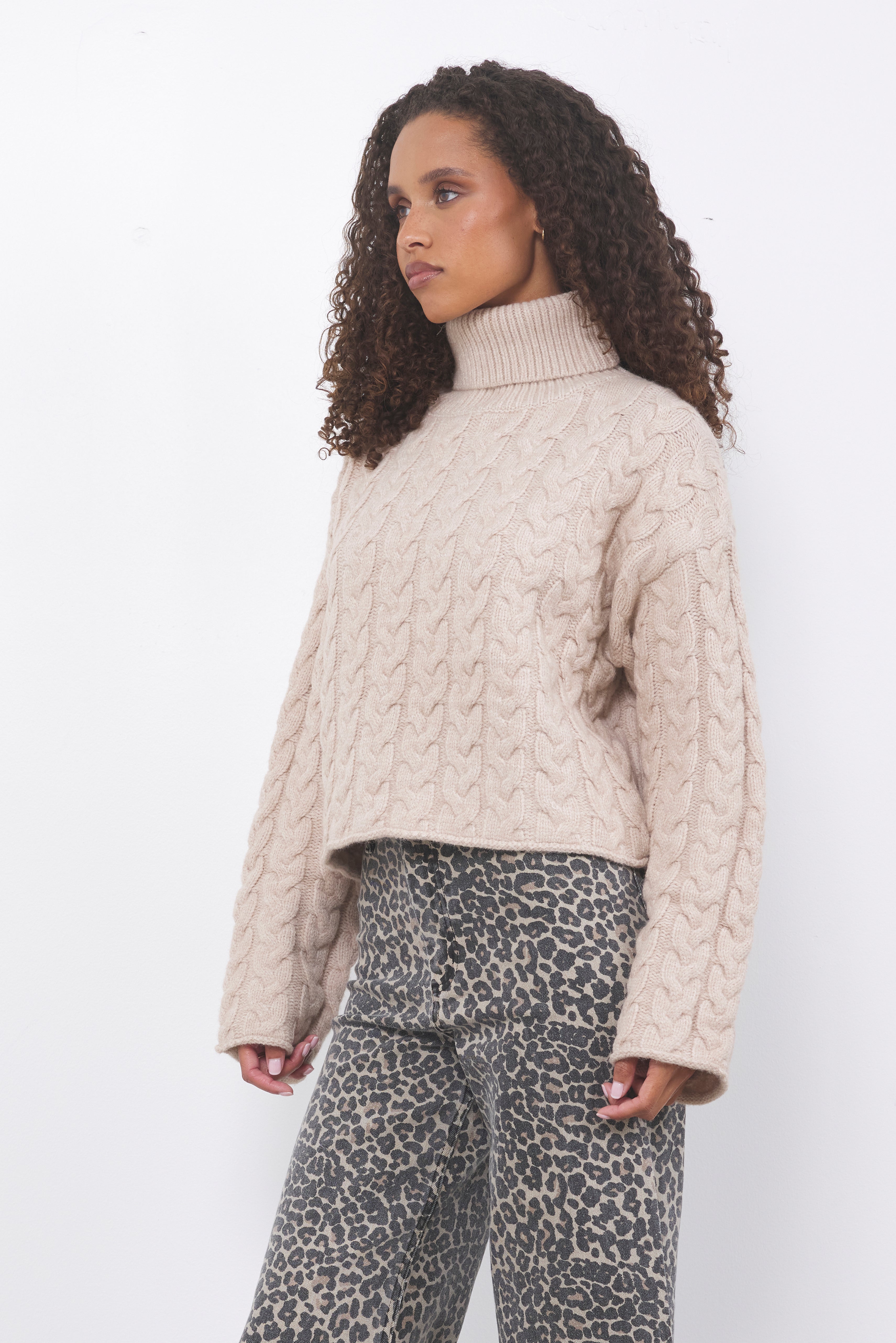 Comfort Taupe Knit Top