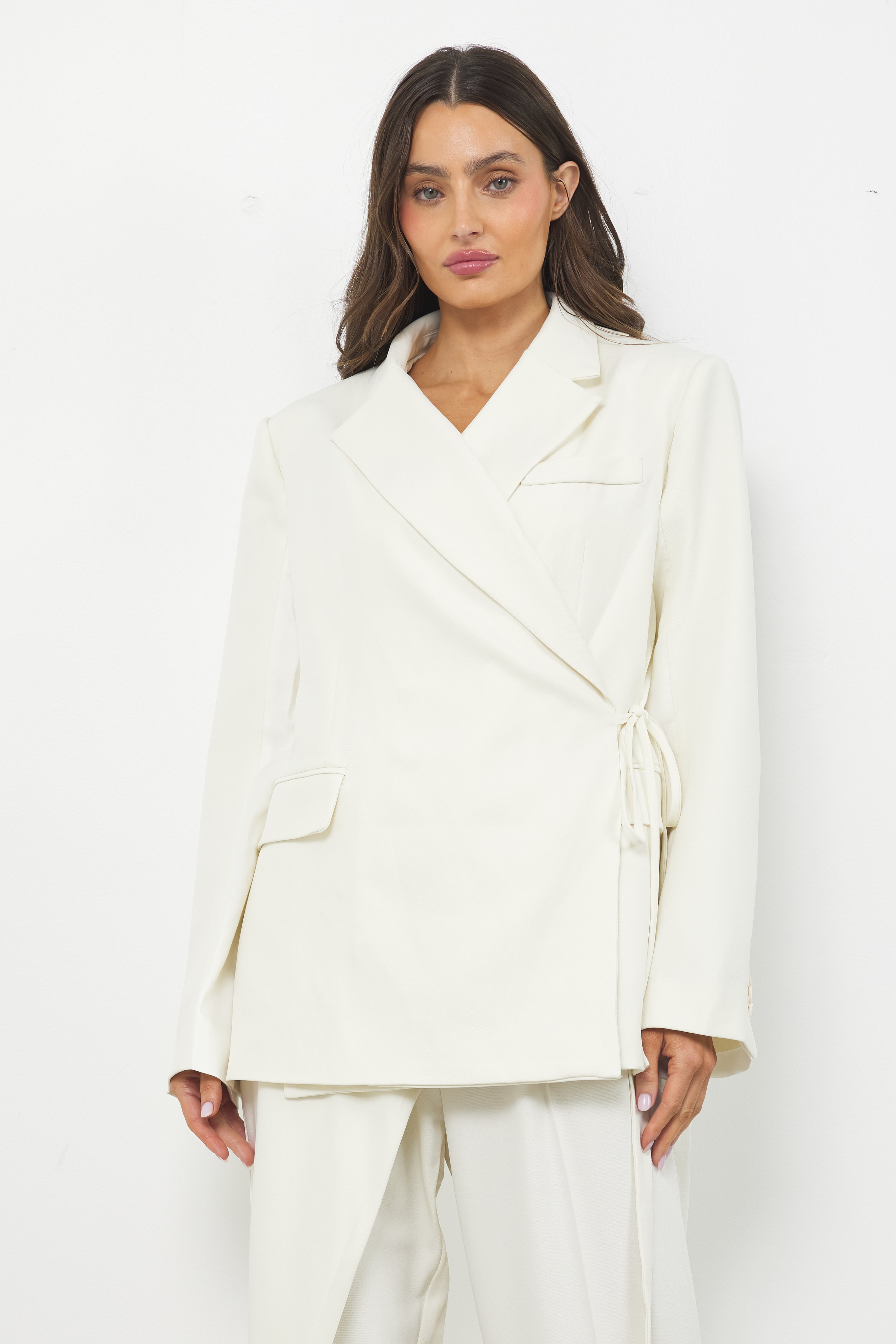 For The First Time Ivory Blazer