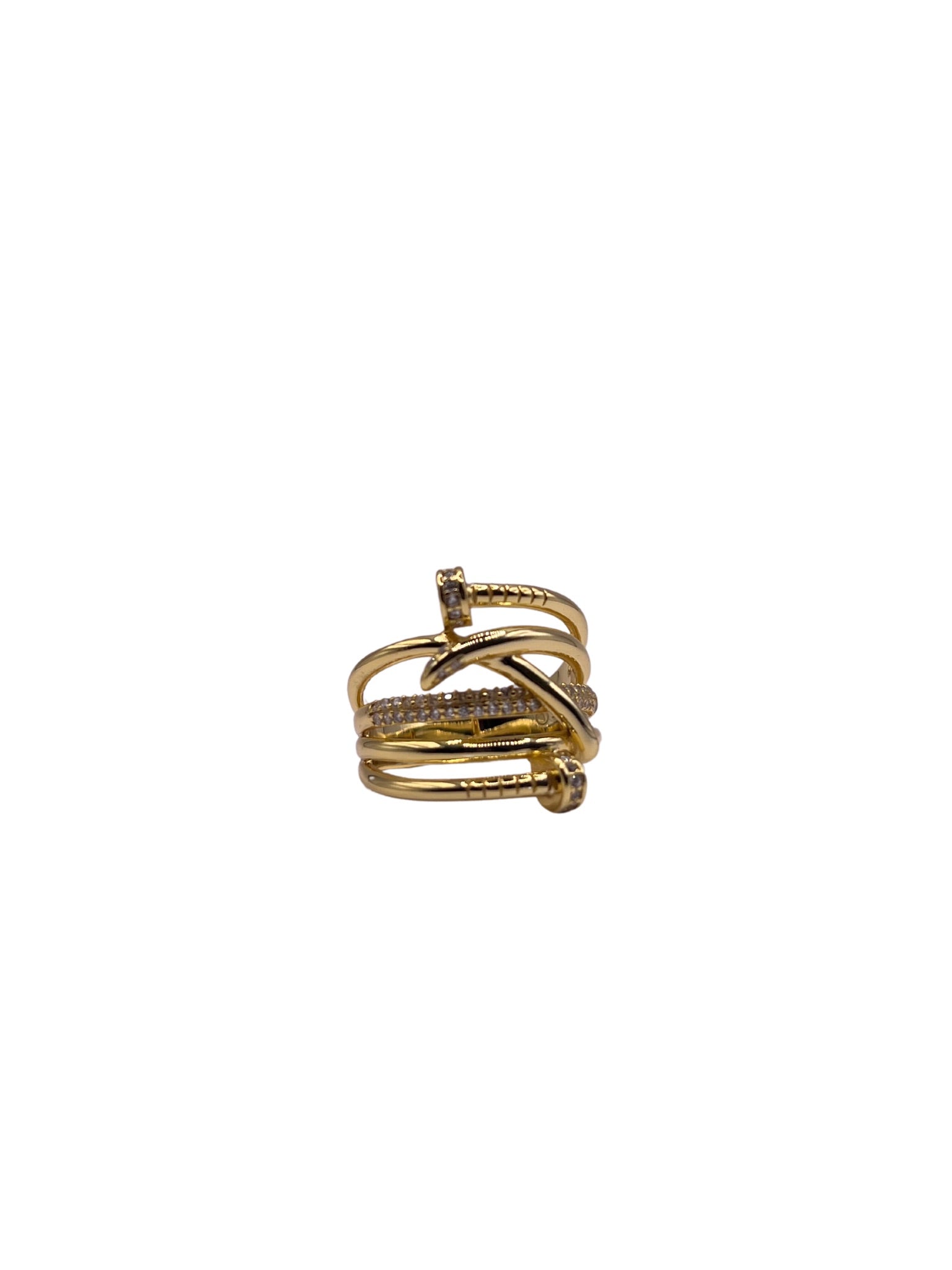 Tryst Gold Plated Ring