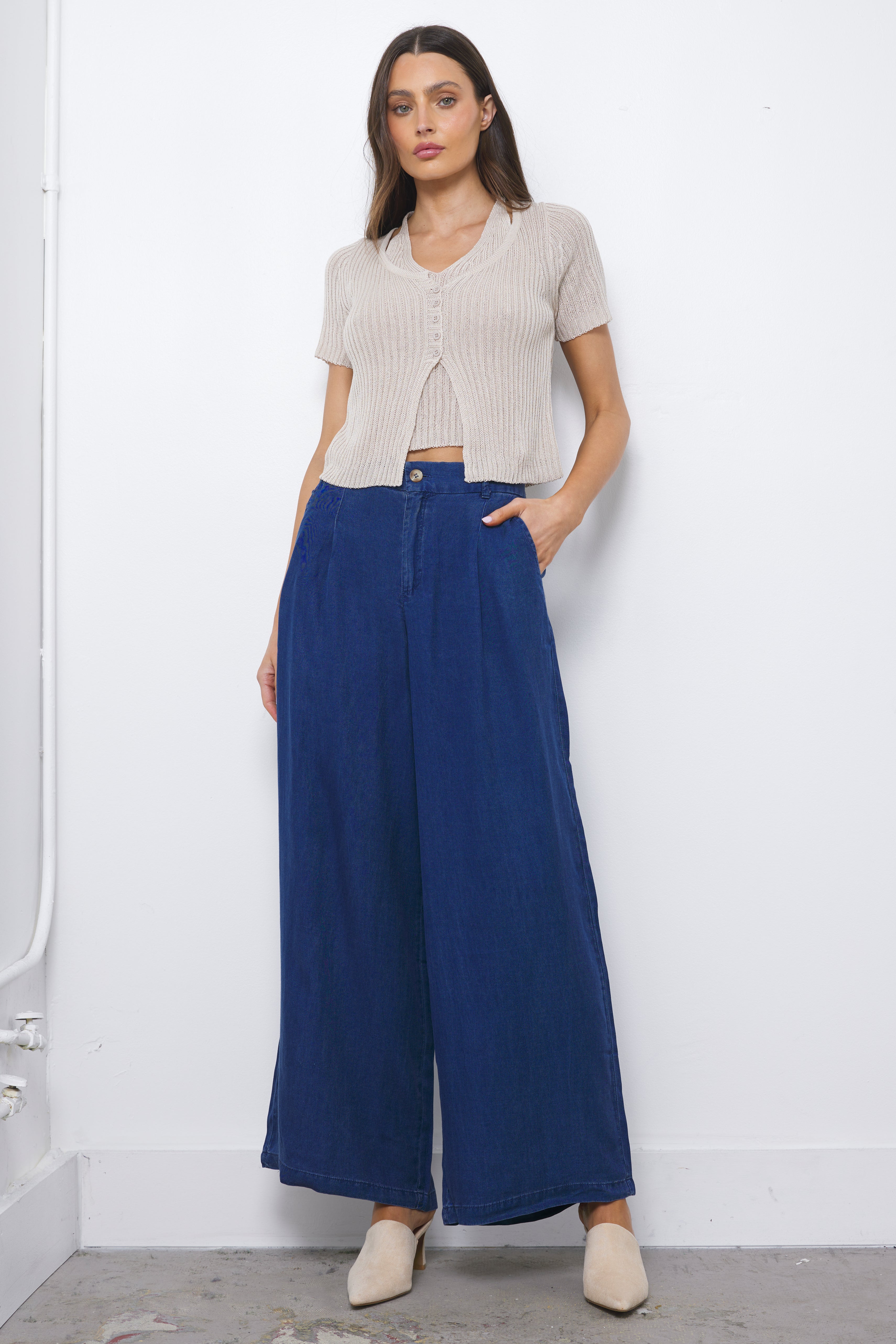 Back Together Chambray Pants