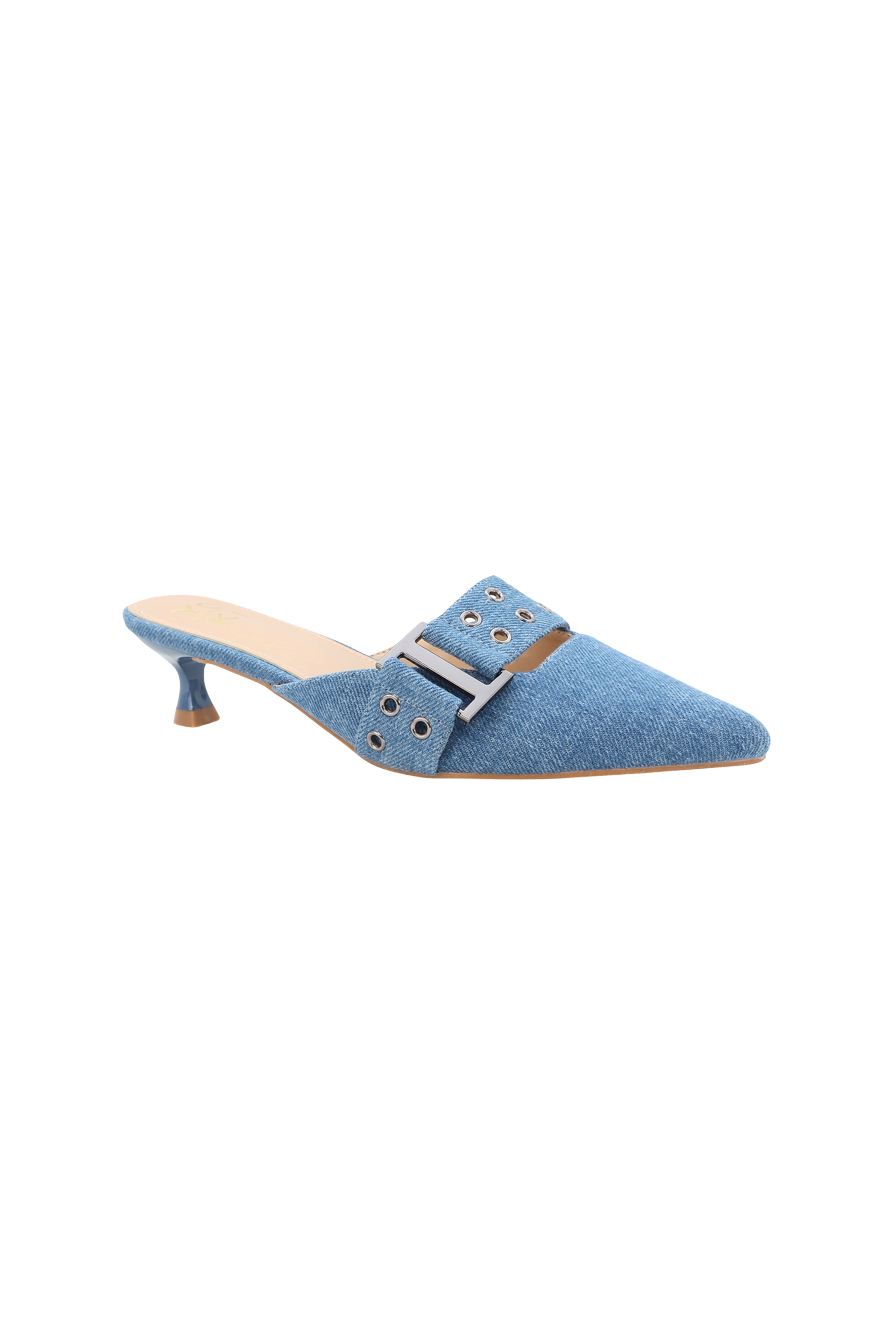 Kitty Denim Heel